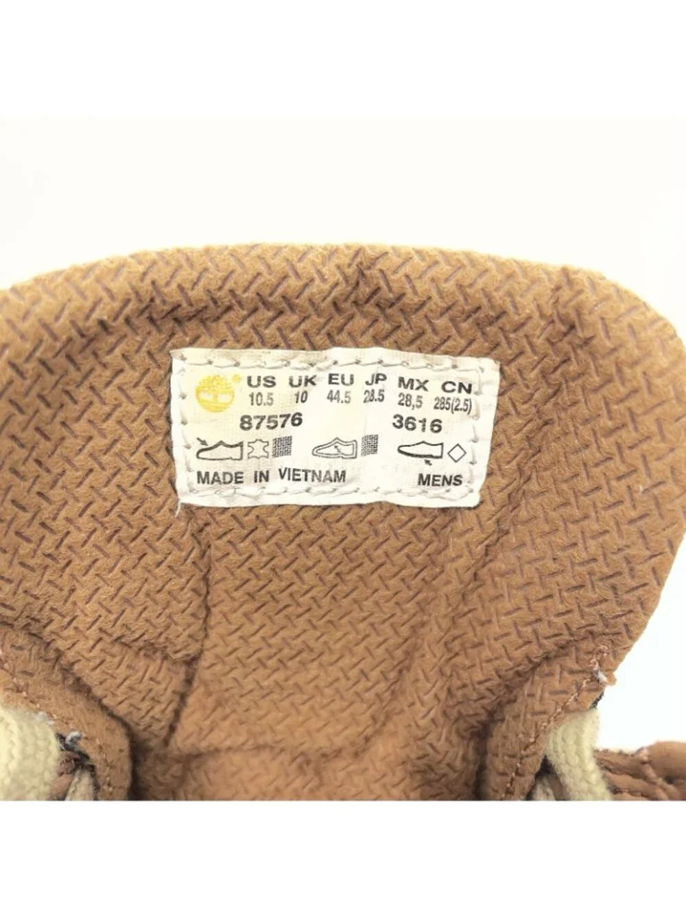 Timberland Moc Toe Chukka Boots 87576 Nubuck Leather Tan Mens 10.5